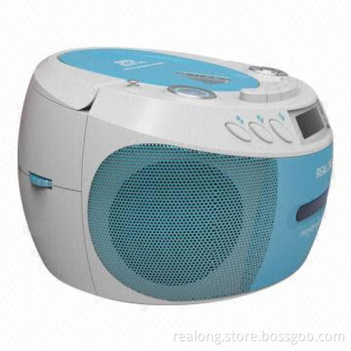 Portable CD Player with 2 Full Range Speakers, 2 x 2W/RMS Speaker Power